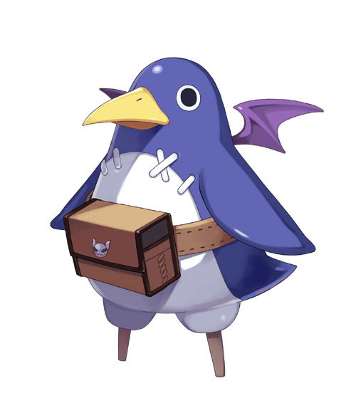 prinny (disgaea and 1 more) drawn by tsunako