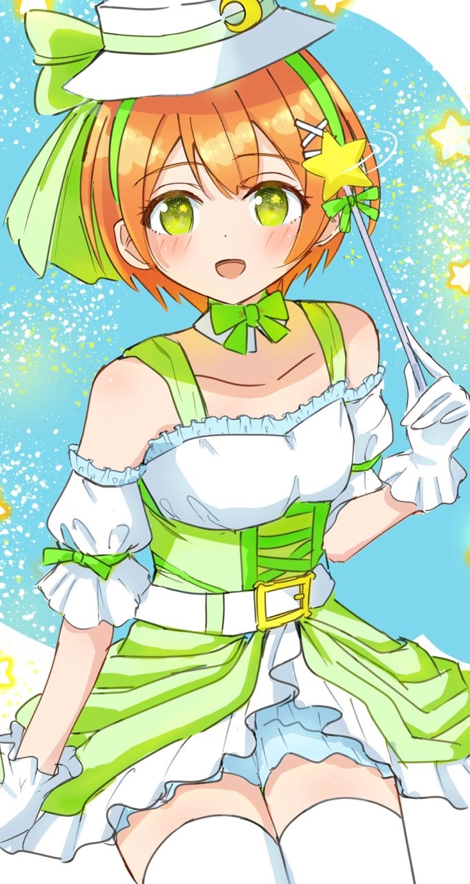 hoshizora rin (love live! and 1 more) drawn by sa(bannane)k