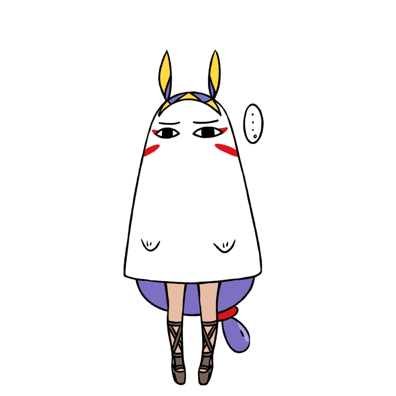 nitocris and medjed (fate and 1 more) drawn by chan_co