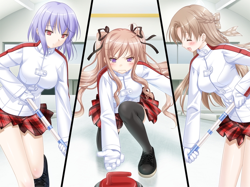 matsushima koyuki, kinoshita tomomi, and nakahara asami (konayuki fururi) drawn by kani_biimu