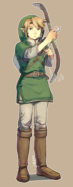 link (the legend of zelda and 1 more) drawn by uichi