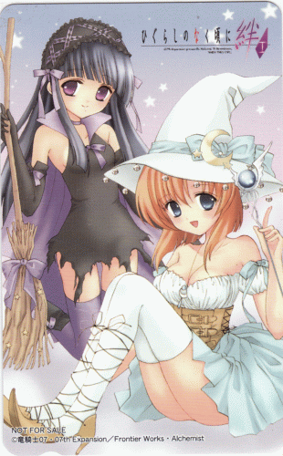 furude rika and ryuuguu rena (higurashi no naku koro ni) drawn by houjou_yutori