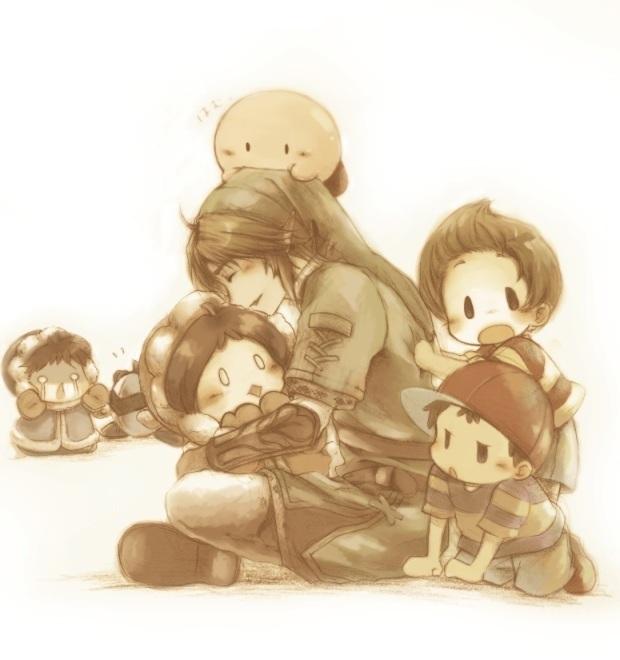link, kirby, meta knight, ness, lucas, and 2 more (the legend of zelda and 6 more)