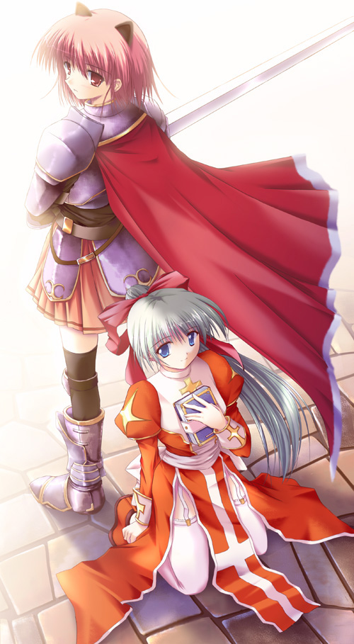 high priest and lord knight (ragnarok online) drawn by ryoumoto_ken