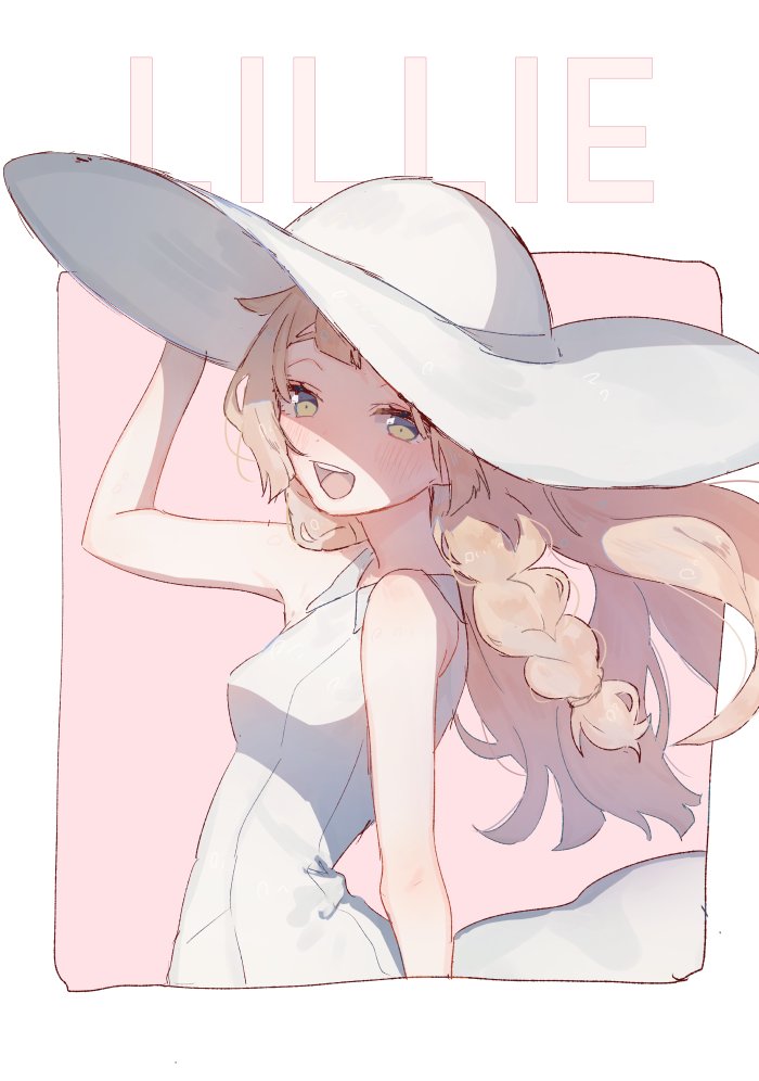 lillie (pokemon and 1 more) drawn by nakaba_(mode)