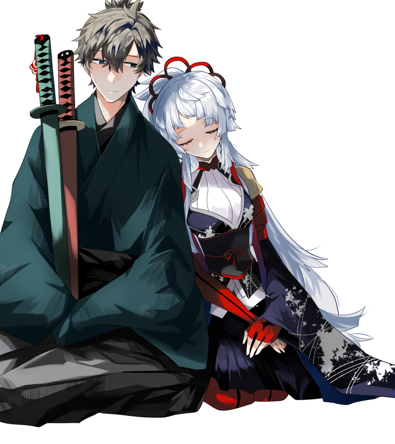 miyamoto iori and yui shousetsu (fate and 2 more) drawn by ugetsu_(chimere/marie)