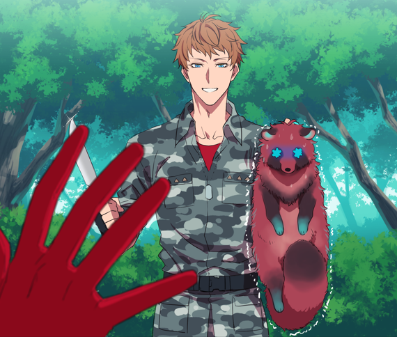 kannonzaka doppo, busujima rio mason, and iruma jyuto (hypnosis mic) drawn by enmto