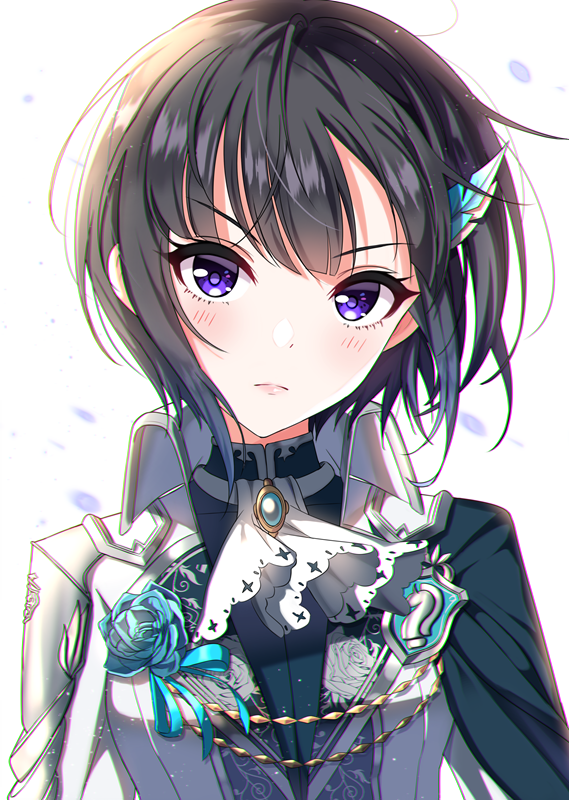 shirayuki chiyo (idolmaster and 2 more) drawn by sutoroa