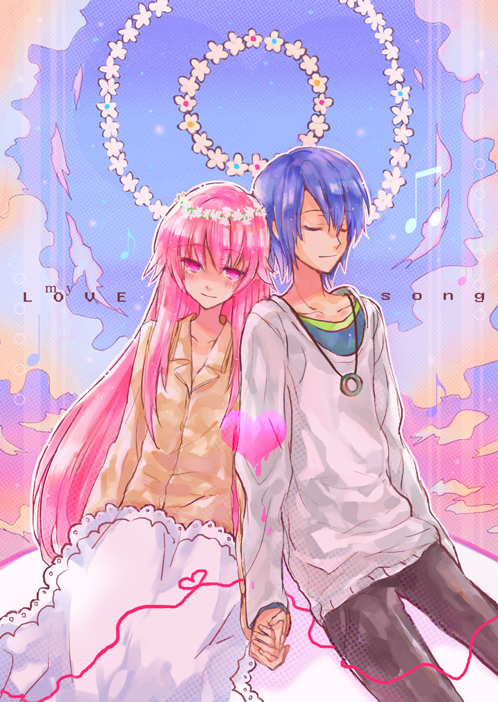 yui and hinata hideki (angel beats!) drawn by alice_sora