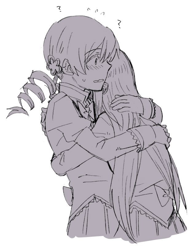 akemi homura and tomoe mami (mahou shoujo madoka magica) drawn by torinone