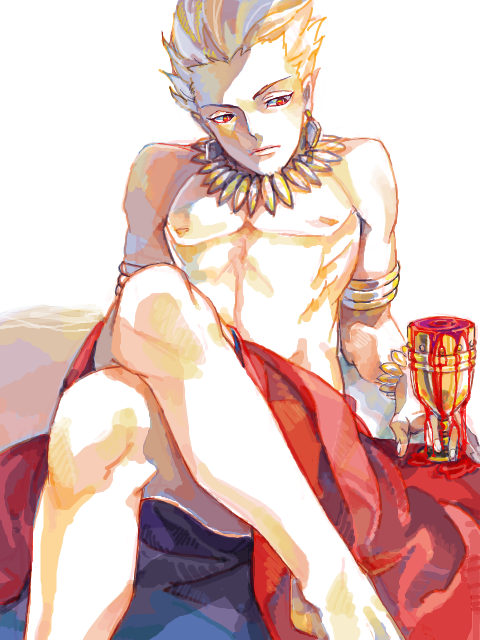 gilgamesh (fate and 1 more) drawn by kurozukuri