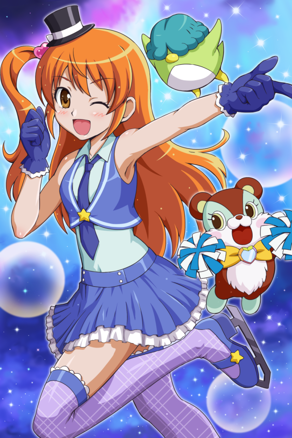 amamiya rizumu and bear-chi (pretty series and 2 more) drawn by pokemoa