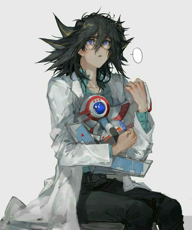 fudo yusei (yu-gi-oh! and 1 more) drawn by momentcorefly