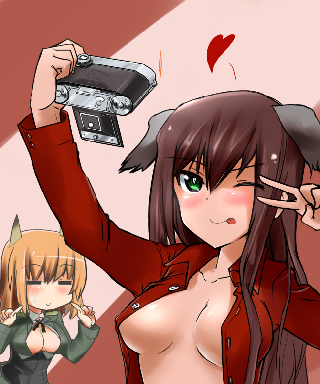 gundula rall and federica n. doglio (world witches series and 2 more) drawn by yuzuyoukan
