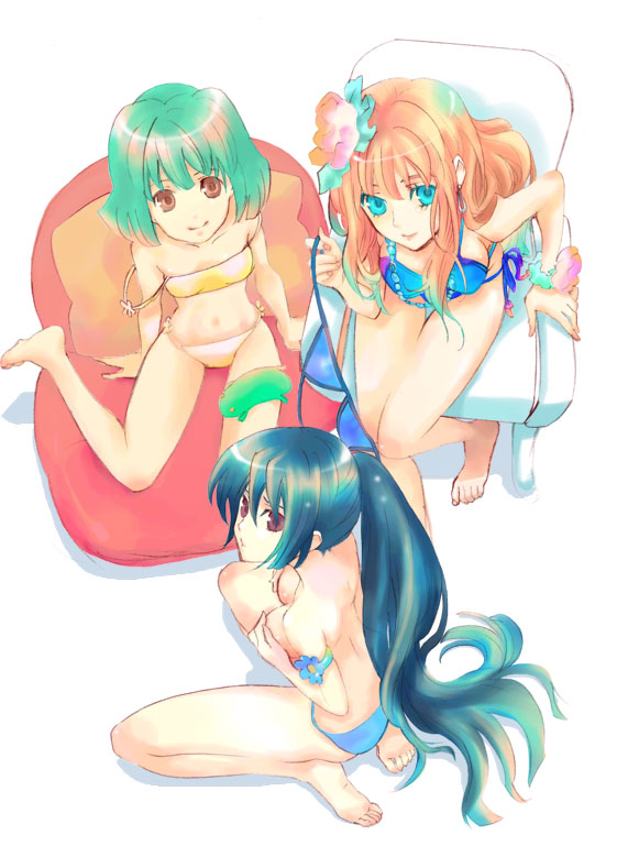 sheryl nome, ranka lee, and saotome alto (macross and 1 more) drawn by wakatomo