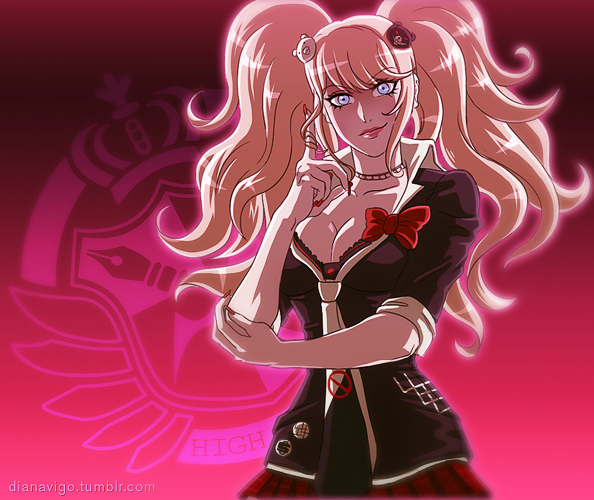 enoshima junko (danganronpa and 1 more) drawn by hatoko-sama