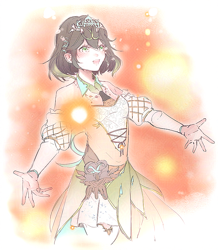 sphene (final fantasy and 1 more) drawn by ff14hioo_oo7
