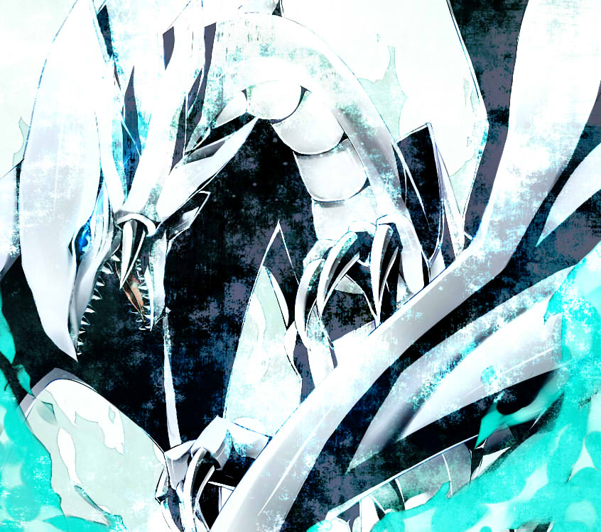 blue-eyes white dragon (yu-gi-oh! and 1 more) drawn by ayuteisyoku