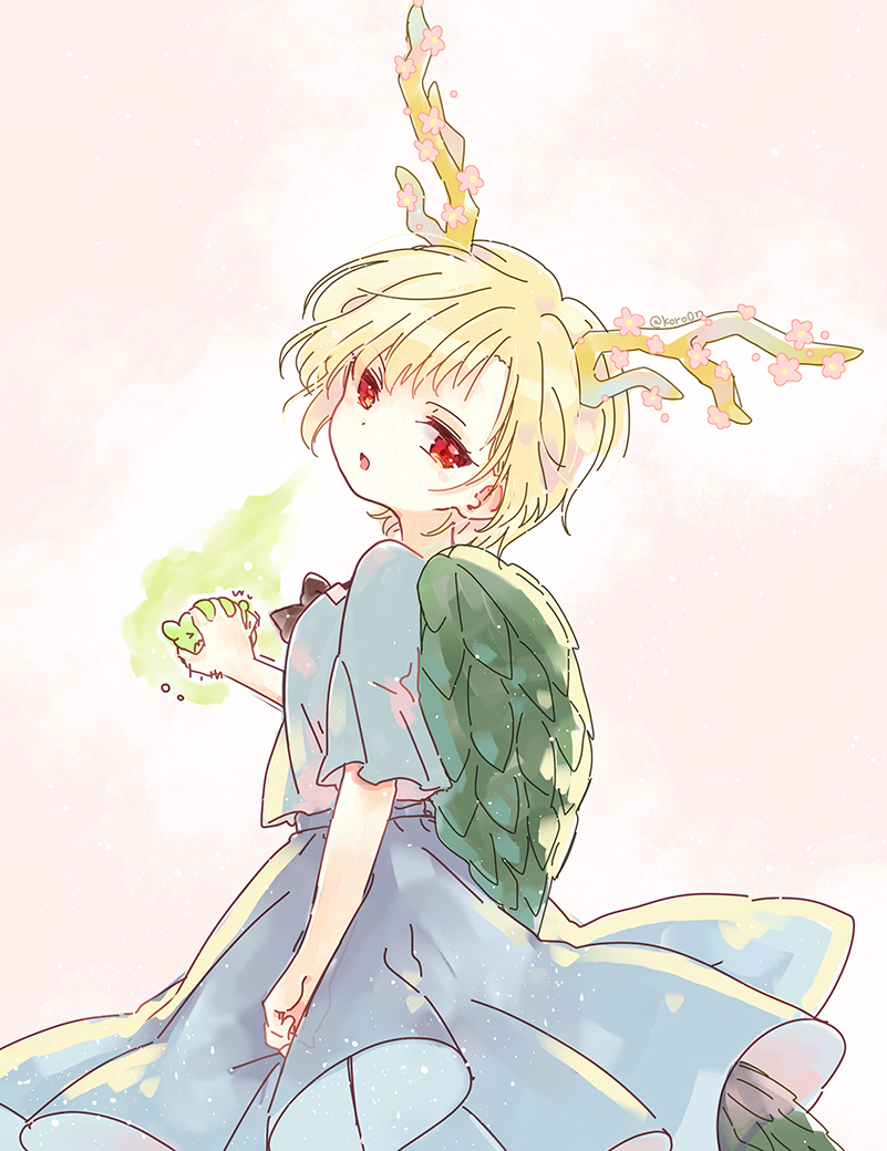 kicchou yachie and otter spirit (touhou) drawn by biyon