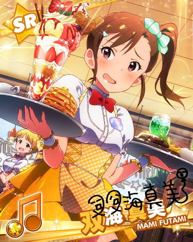 futami mami and fukuda noriko (idolmaster and 1 more)
