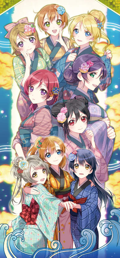 nishikino maki, tojo nozomi, sonoda umi, yazawa nico, ayase eli, and 4 more (love live! and 2 more) drawn by tuuuh