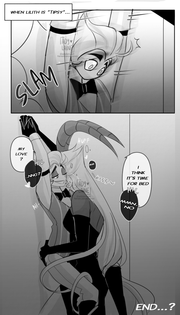 lucifer morningstar and lilith (hazbin hotel) drawn by adylaineart