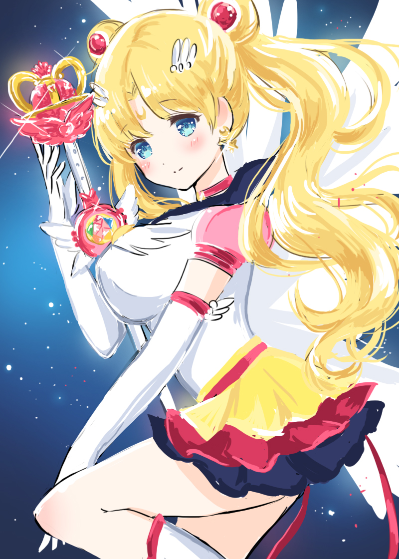 tsukino usagi, sailor moon, and eternal sailor moon (bishoujo senshi sailor moon and 1 more) drawn by nanashiki_fuuka