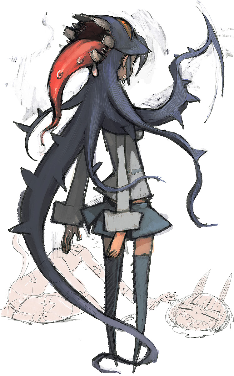 filia, samson, and ms. fortune (skullgirls) drawn by umezawa_michiko