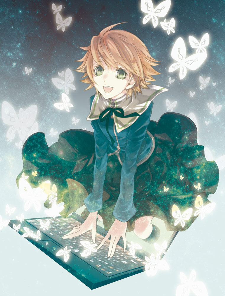 fujisaki chihiro (danganronpa and 1 more) drawn by matsumoto_temari