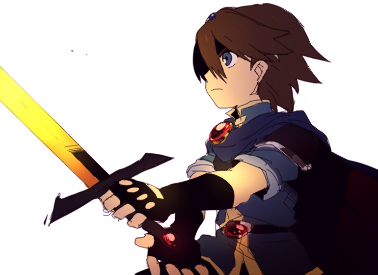 marth and fideo aldena (fire emblem and 1 more) drawn by 11kkr
