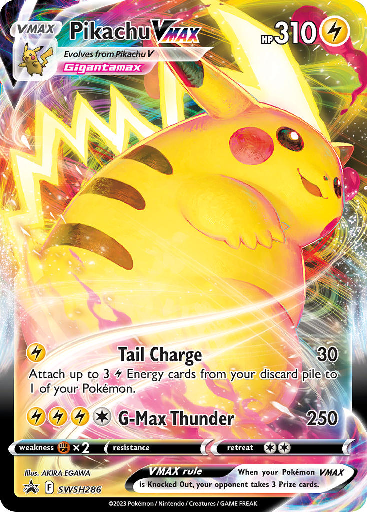 pikachu and gigantamax pikachu (pokemon and 1 more) drawn by egawa_akira