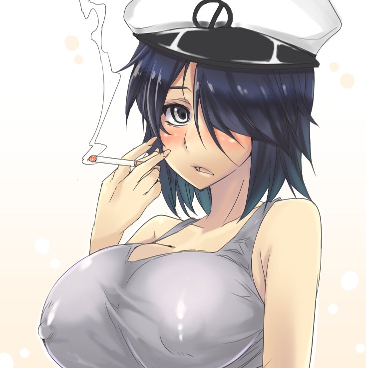 female admiral (original and 1 more) drawn by kage_(kagetuki00)