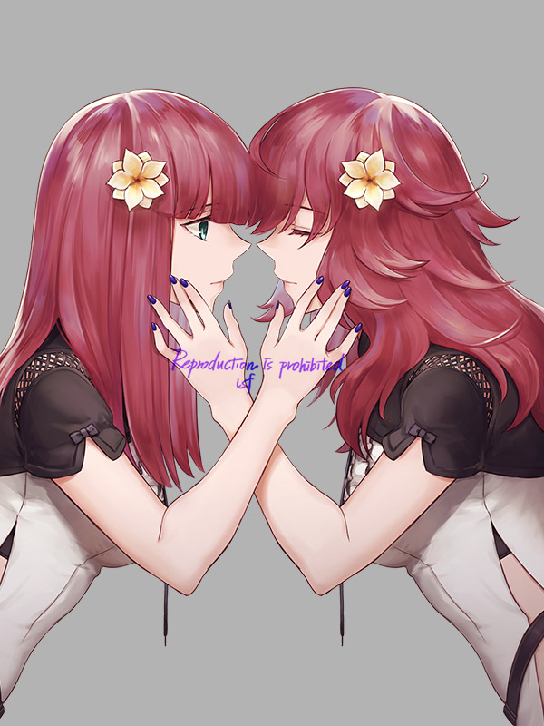 devola and popola (nier and 1 more) drawn by sasanomesi