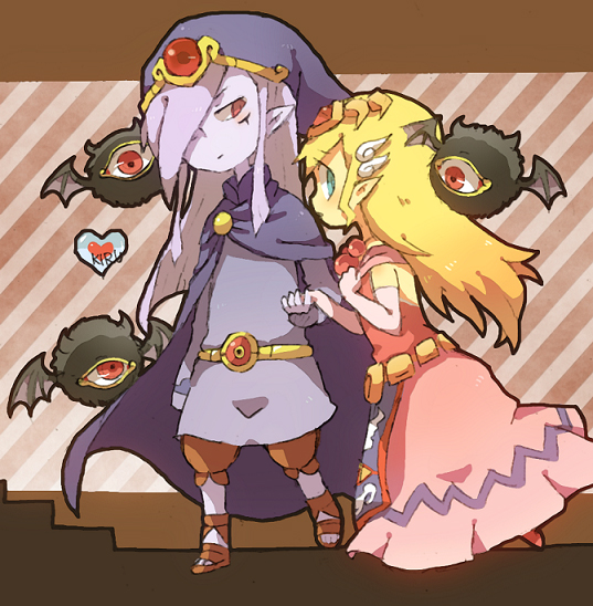 princess zelda, toon zelda, and vaati (the legend of zelda and 1 more) drawn by kiru