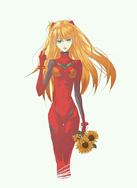 souryuu asuka langley (neon genesis evangelion) drawn by blue8760h