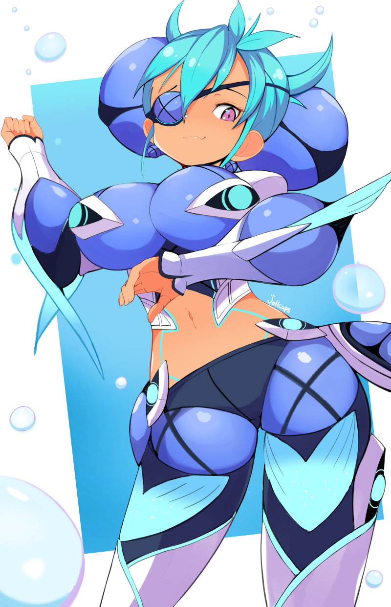 praxis (xenoblade chronicles and 1 more) drawn by jellcaps