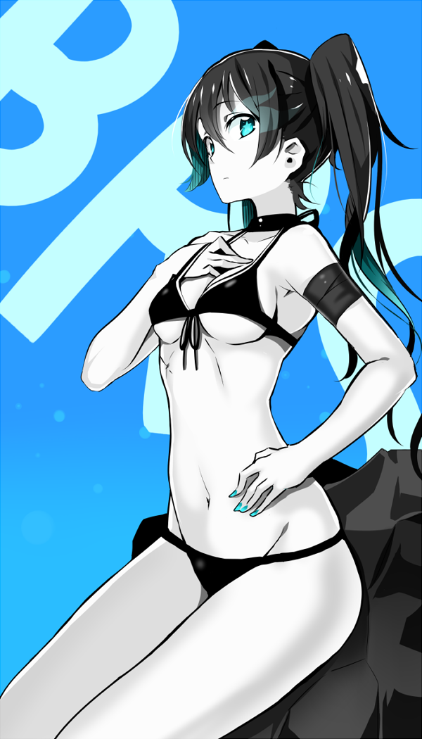 black rock shooter (black rock shooter) drawn by doko_tetora