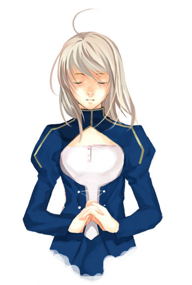 artoria pendragon and saber (fate and 1 more) drawn by yoshimune_(b12f)