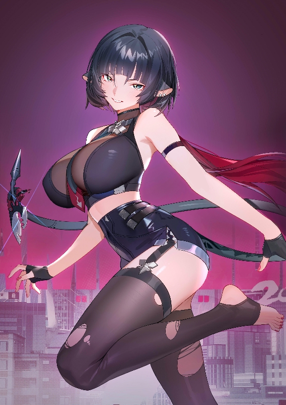 jane doe (zenless zone zero) drawn by yueyueyue_yao