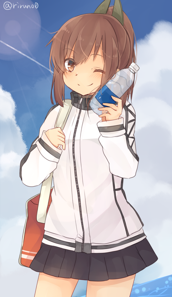 i-401 and hayasui (kantai collection) drawn by riruno