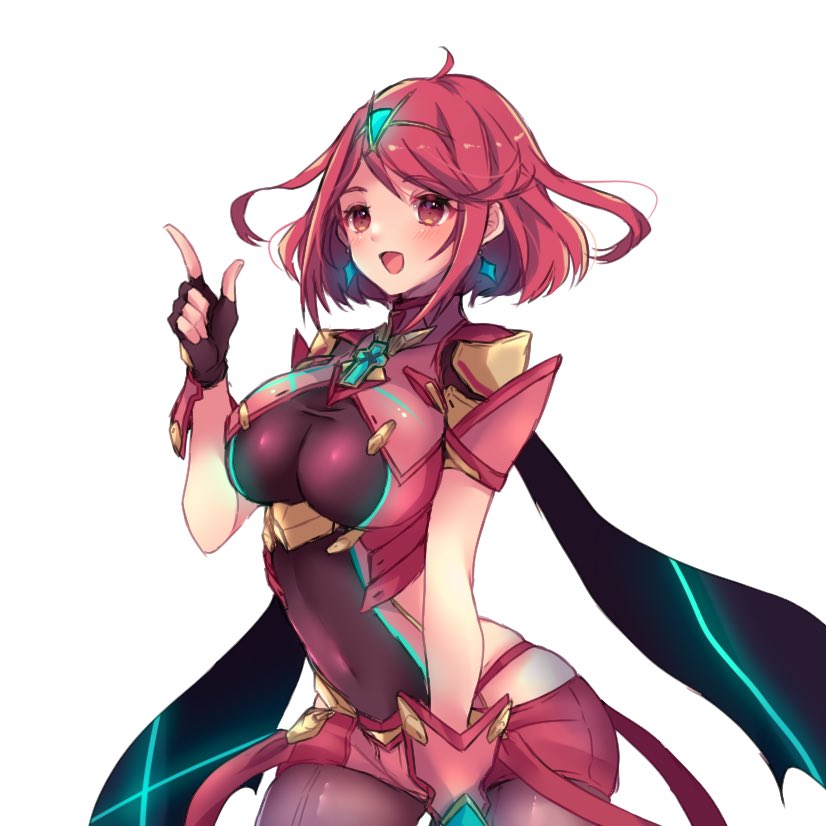 pyra (xenoblade chronicles and 2 more) drawn by misosio_uma