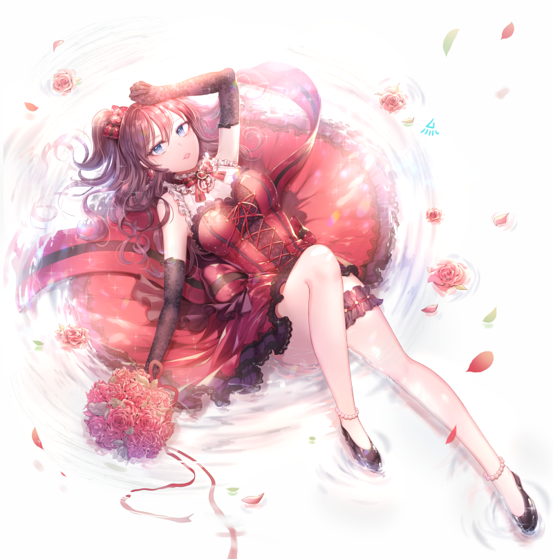 ichinose shiki (idolmaster and 2 more) drawn by ozzingo