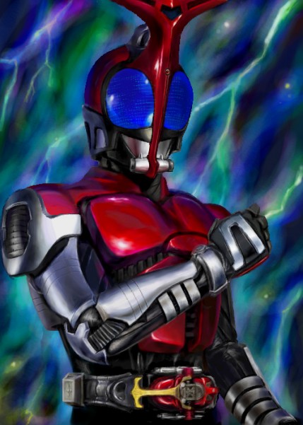 kamen rider kabuto (kamen rider and 1 more) drawn by nanami_lusia
