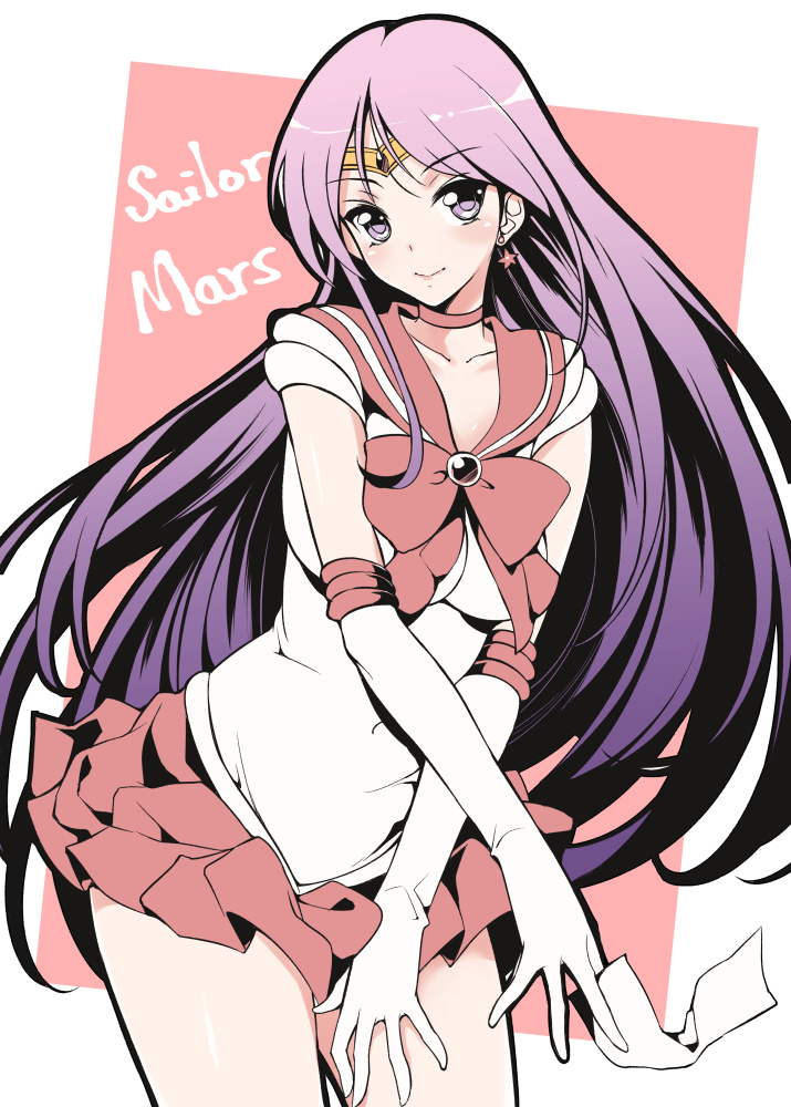 hino rei and sailor mars (bishoujo senshi sailor moon) drawn by mushi024