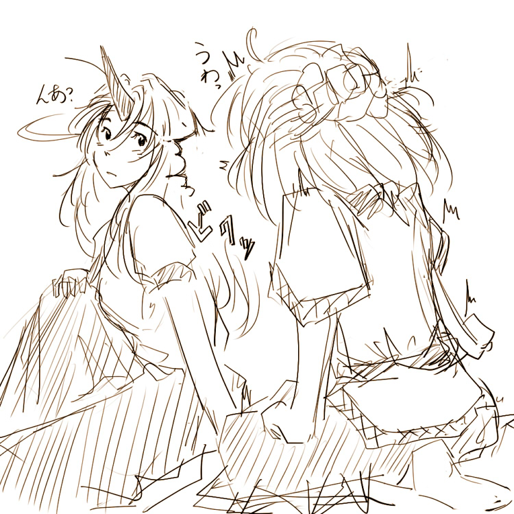 mizuhashi parsee and hoshiguma yuugi (touhou) drawn by daro