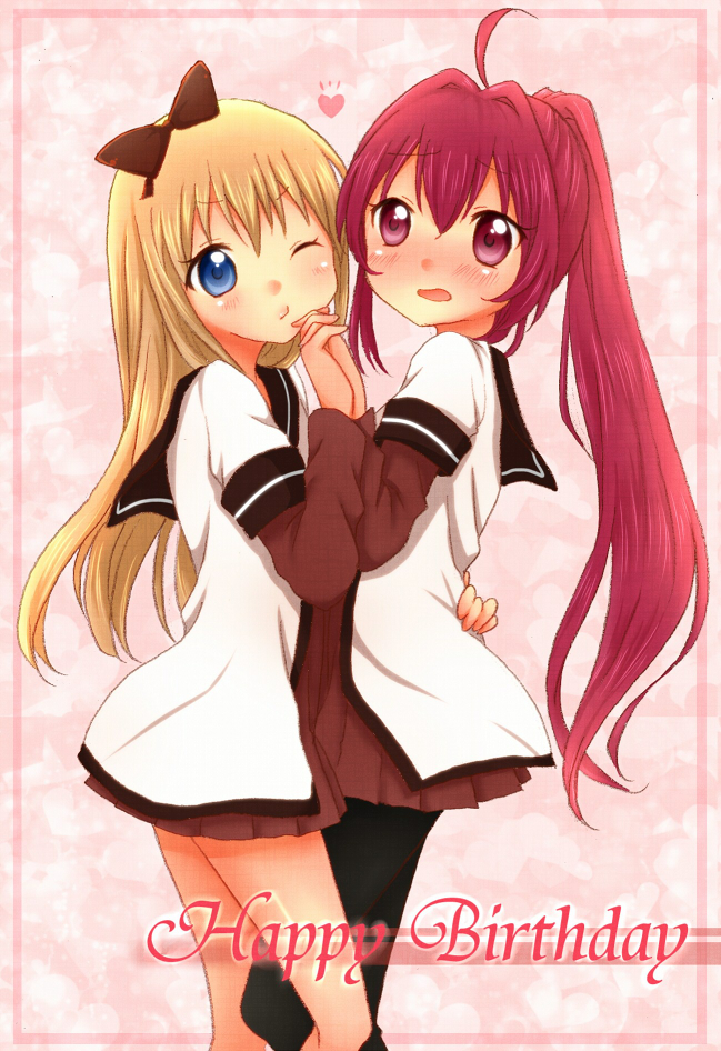 toshinou kyouko and sugiura ayano (yuruyuri) drawn by sa_ioio