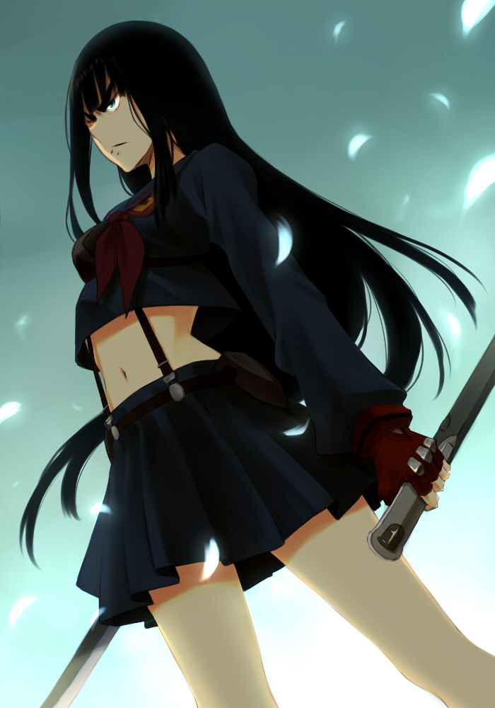 senketsu and kiryuuin satsuki (kill la kill) drawn by asakuma
