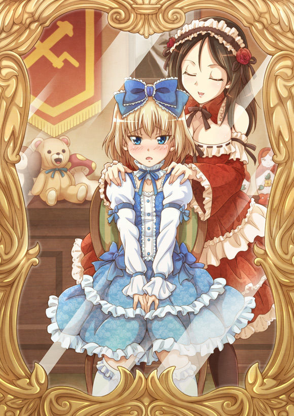 katyusha and nonna (girls und panzer) drawn by e20