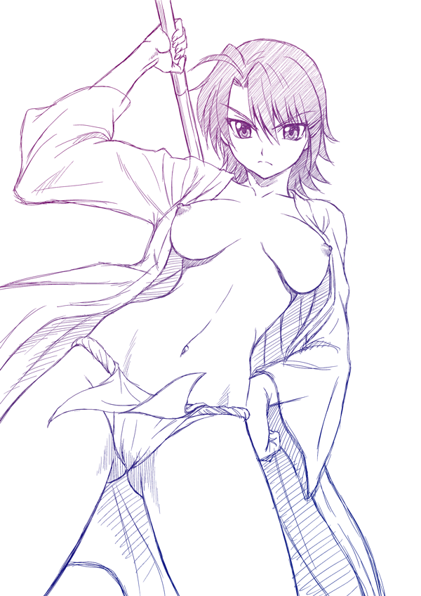hattori junko (ichiban ushiro no daimaou) drawn by misnon_the_great