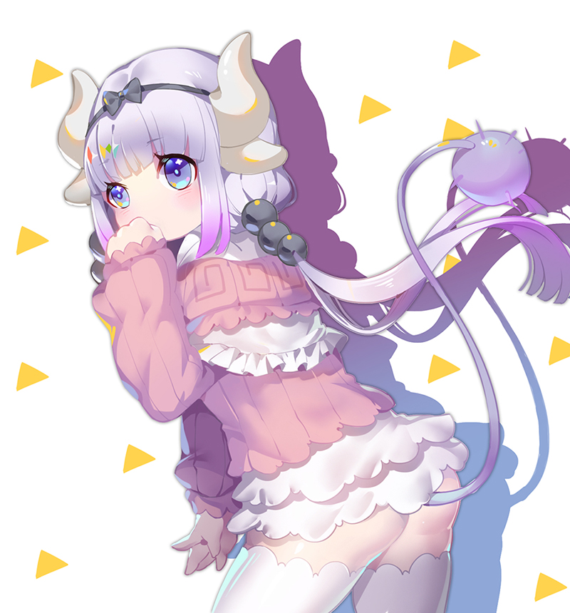 kanna kamui (kobayashi-san chi no maidragon) drawn by balusah